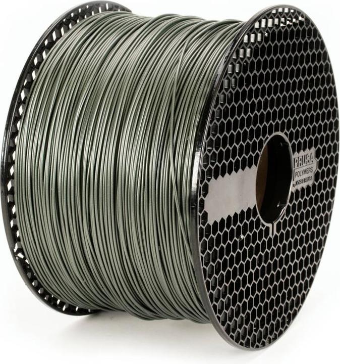 Image du produit Prusa Prusament PLA recyclé 2kg (PLA, 1.75 mm, 2000 g, Vert, Gris, Noir)