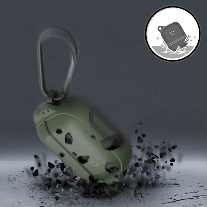 Image du produit Catalyst Total Protection Airpods Pro Étui étanche IP68 - Vert kaki (Manchon pour casque d'écoute)