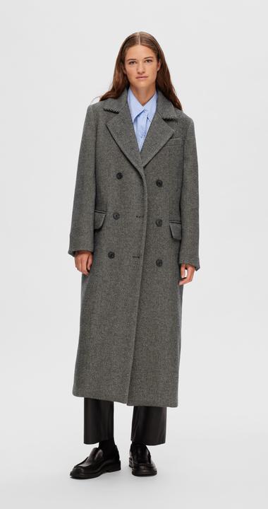 Image du produit Selected Femme Manteau en laine à double boutonnage (34)
