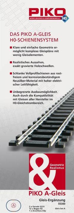 Produktbild Piko H0 A-Gleis 55300 Ergänzungs-Se (Spur H0)