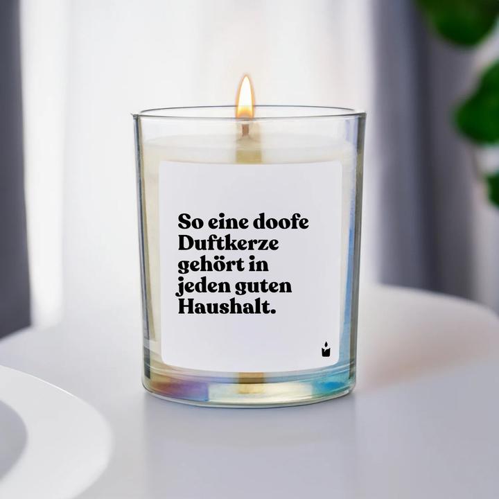 Immagine prodotto Chatty Candles Candela profumata al legno Una candela profumata e sciocca come questa è presente in ogni casa che