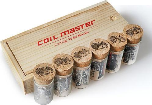 Actual product image Coil Master Wooden Box Coils Fused Clapton 28ga x 2 + 32ga, 0.45 (10 x)