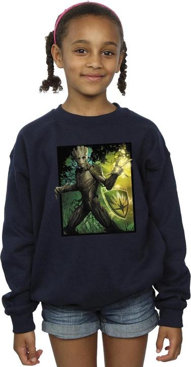 Produktbild Guardians Of The Galaxy Groot Forest Energy Sweatshirt Mädchen (152, 158)