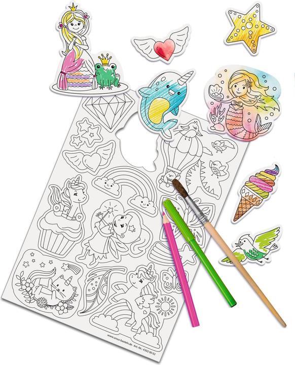 Actual product image Ursus Magnet paper Dreamworld A4, 100 g/m², 2 pieces, White (100 g/m², 2 x, A4)