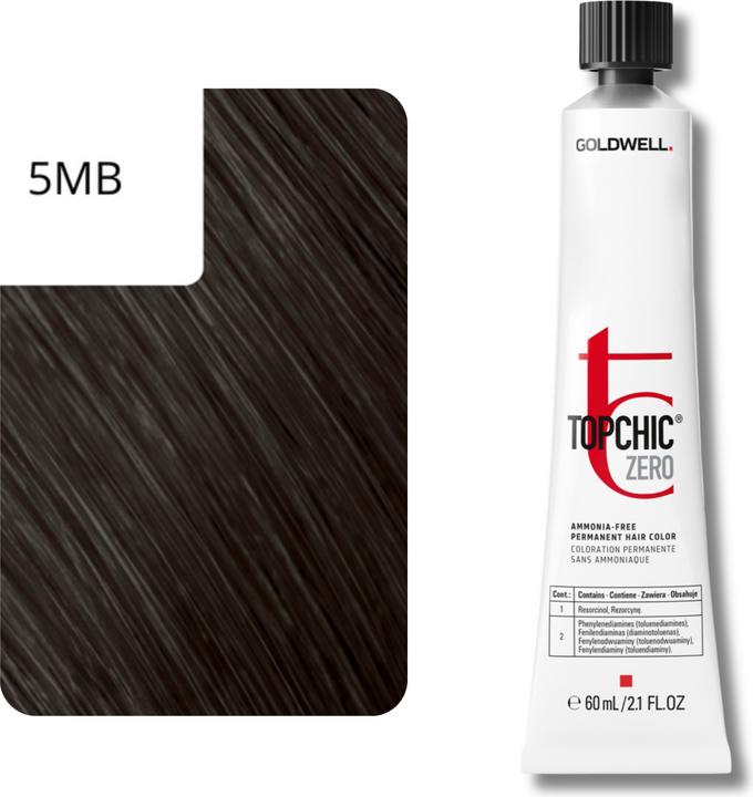 Produktbild Goldwell Topchic Zero - 5MB Hell braun (5MB - jadebraun dunkel)