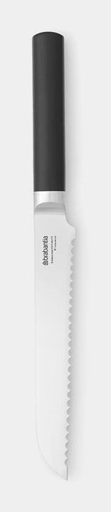 Image du produit Brabantia Couteau à pain New Profile Line noir / argent (20 cm)