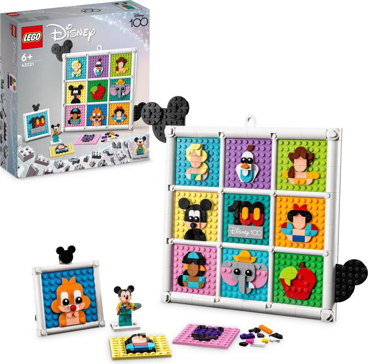 Image du produit LEGO 100 ans d'icônes de dessins animés Disney (43221, LEGO Disney)
