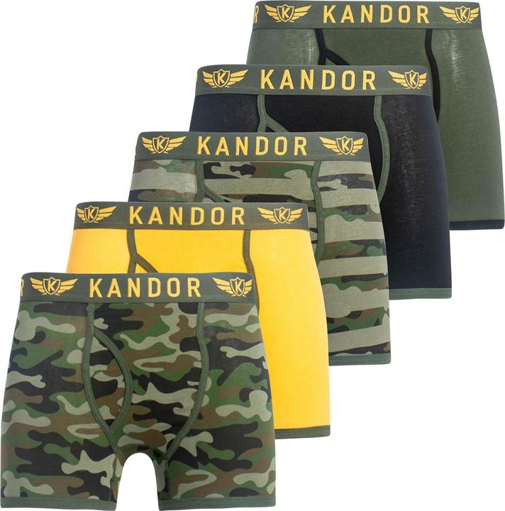 Kandor Camobee Boxershorts (5erPack)