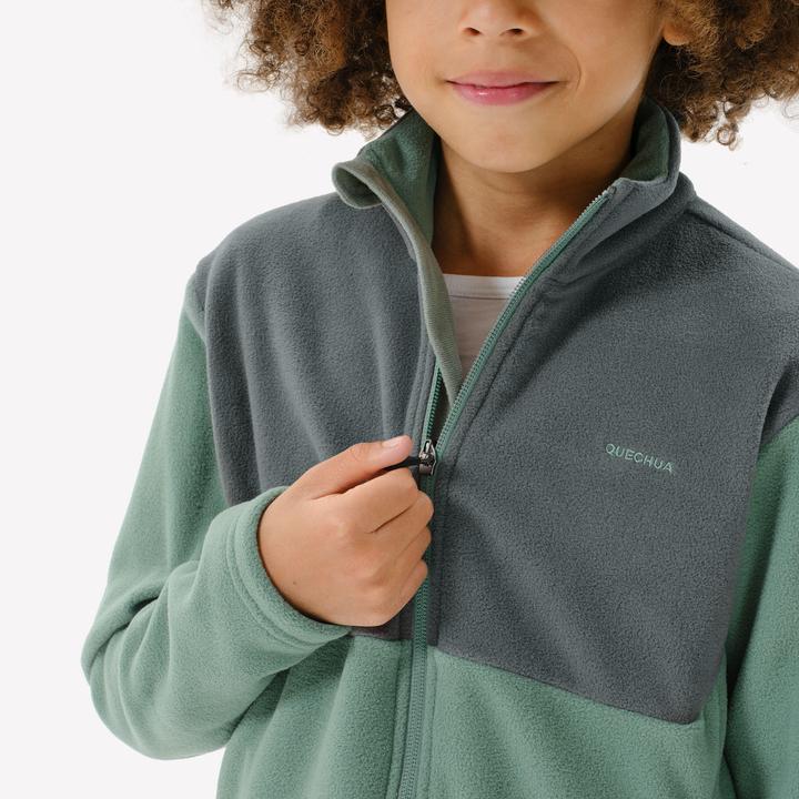 Immagine prodotto Quechua Giacca in pile per bambini taglia 122-170 Hiking - MH500 Zip TW (8, 9, 10)