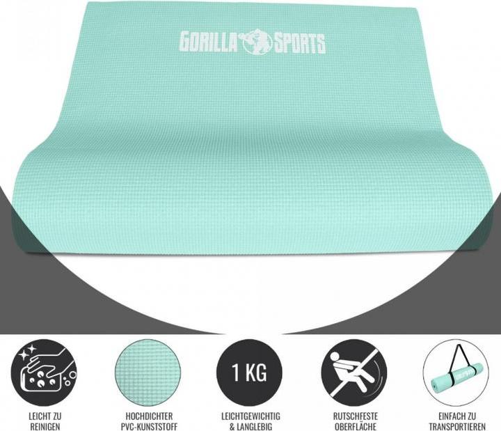 Actual product image Gorilla Sports Yoga mat (5 mm)