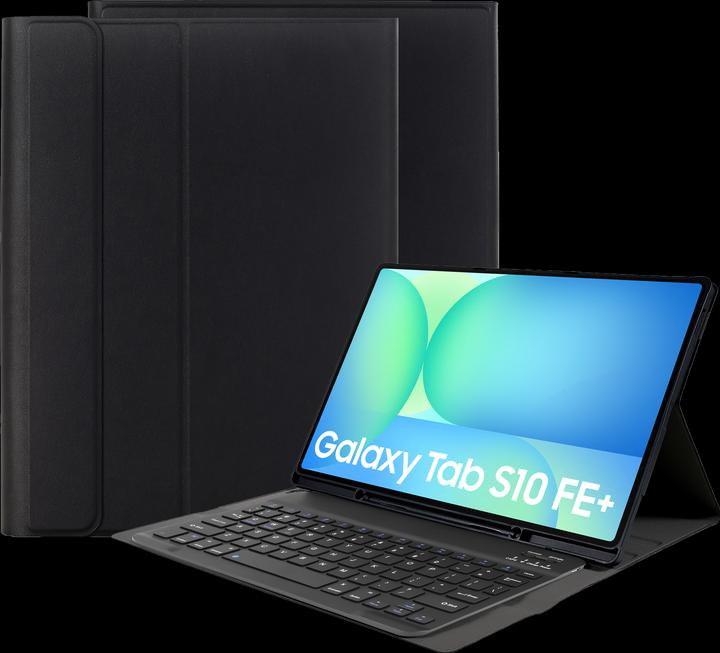 Cazy Qwertz Tastatur Hülle mit magnetisch Abnehmbarer Tastatur (DE, Samsung Galaxy Tab S10 FE+)