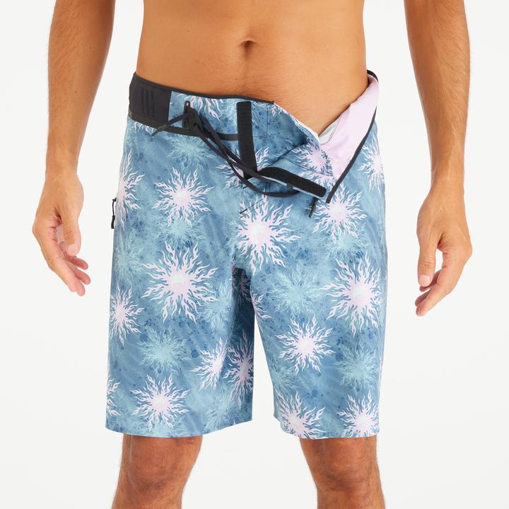Image du produit Olaian Boardshort Surf 900 Long 20" Homme - Morpho Yingyang Bleu (46)
