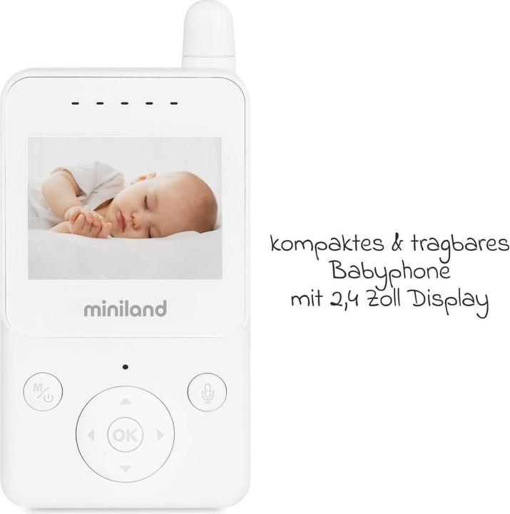Actual product image Miniland DIGIMONITOR 2.4" (Video & Audio, 250 m)