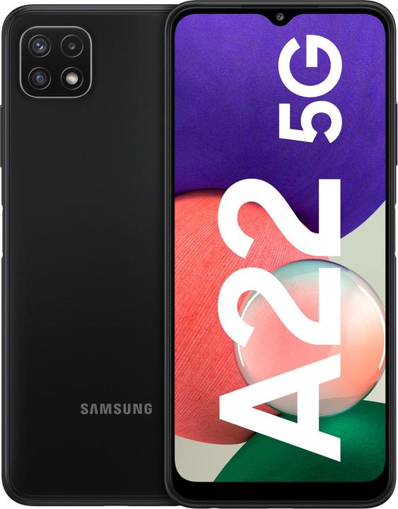 Image du produit Samsung Galaxy A22 5G UE (128 Go, Gris, 6.60", Double SIM, 48 Mpx, 5G)