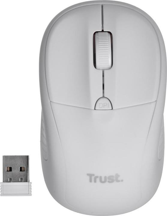 Actual product image Trust Primo Wireless Mouse Matt White (Wireless)