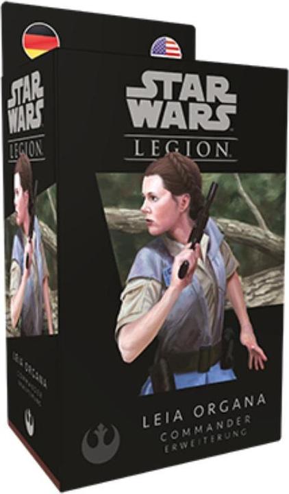 Actual product image FFG FFGD4609 - Leia Organa - Commander: Star Wars Legion, ages 14+ (extension, DE edition) (German)