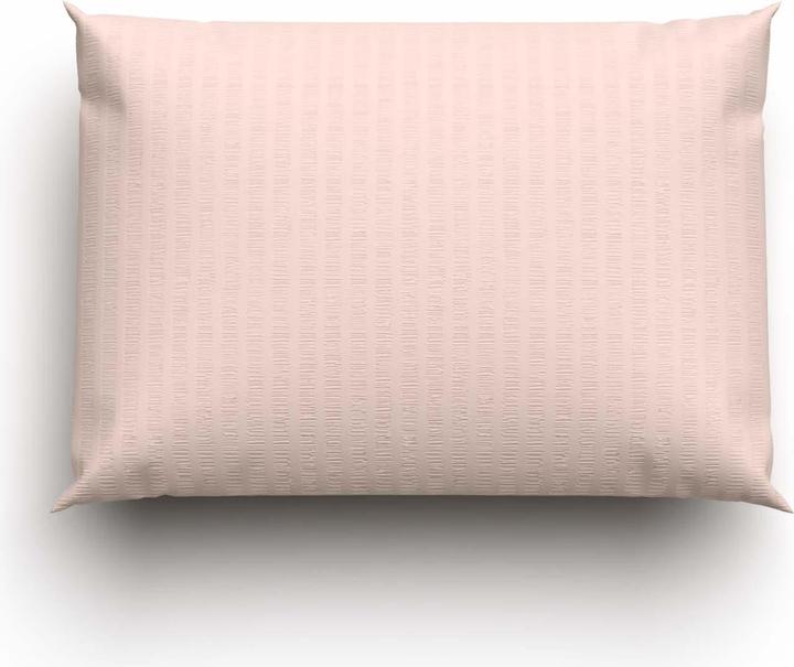 Image du produit Lotus Bettwaren Parure de lit en satin seersucker uni (Taie d'oreiller, 50 x 70 cm)