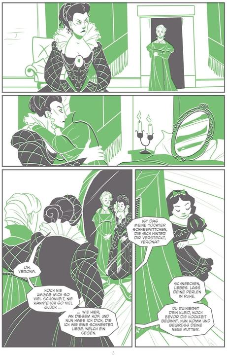 Actual product image Disney Villains Graphic Novels: Die Schönste im ganzen Land (German, Serena Valentino, Fiona Marchbank, 2024)