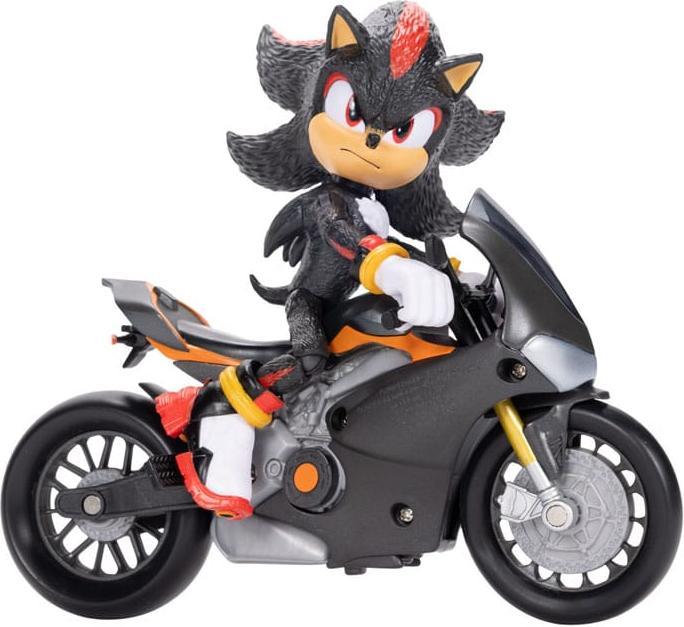 Actual product image Jakks Pacific Sonic - The Hedgehog Movie 3 action figure with vehicle 13 cm