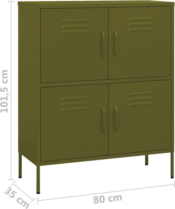 Actual product image VidaXL Samos (80 x 35 x 101.5 cm)