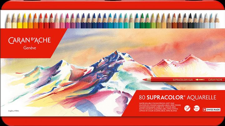 Produktbild Caran d'Ache Supracolor Aquarelle Metallschachtel (Mehrfarbig, 80 x)