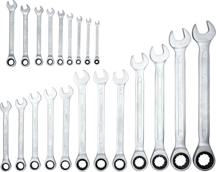 Produktbild KS Tools Ratschenringschlüssel-Satz (32 mm, 18 mm, 11 mm, 12 mm, 20 mm, 19 mm, 27 mm, 15 mm, 13 mm, 25 mm, 6 mm, 21 mm, 7 mm, 14 mm, 29 mm, 8 mm, 10  mm, 30 mm, 23 mm, 26 mm, 22 mm, 17 mm, 28 mm, 9 mm, 16 mm, 24 mm, 31 mm)