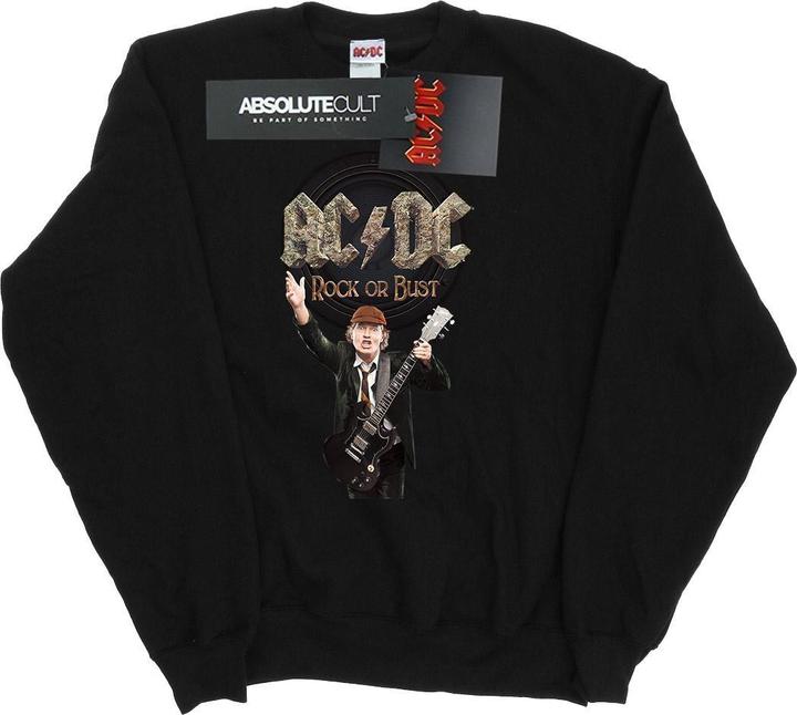 AC/DC Rock Or Bust Angus Young Sweatshirt aus Baumwolle