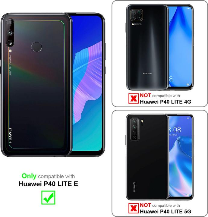 Productafbeelding Cadorabo TPU 2 kleuren glasdekking (Huawei P40 Lite E)