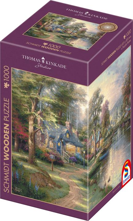 Immagine prodotto Schmidt Spiele Puzzle in legno, Hometown Lake 1000 pezzi (1000 pezzi)