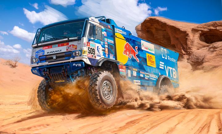 Produktbild Zvezda 3657-Kamaz-43509 Truck, 1/35 Scale, Model Kit, ZS3657