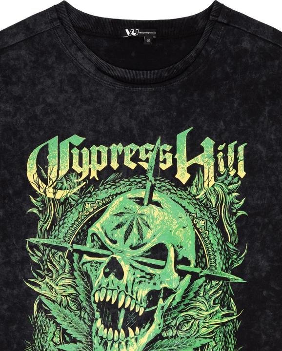 Actual product image Universal Textiles Adult T-shirt with skull (XL)