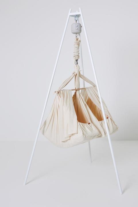 Produktbild Membantu Set mit Ständer mit Federwiege Zwillinge Premium und Motor LeeLo01 (Cozy Cradle)