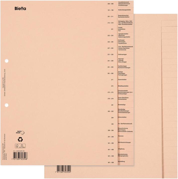 Produktbild Biella Bauabrechnungsregister