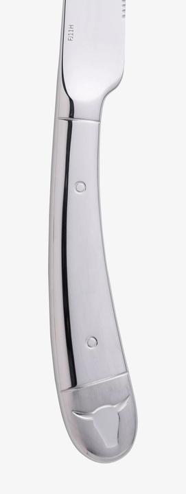 Produktbild WMF Steakmesser Set 6tlg Pizzamesser Wellenschliff Spezialklingenstahl Holzbox (6 Stück, Messer)