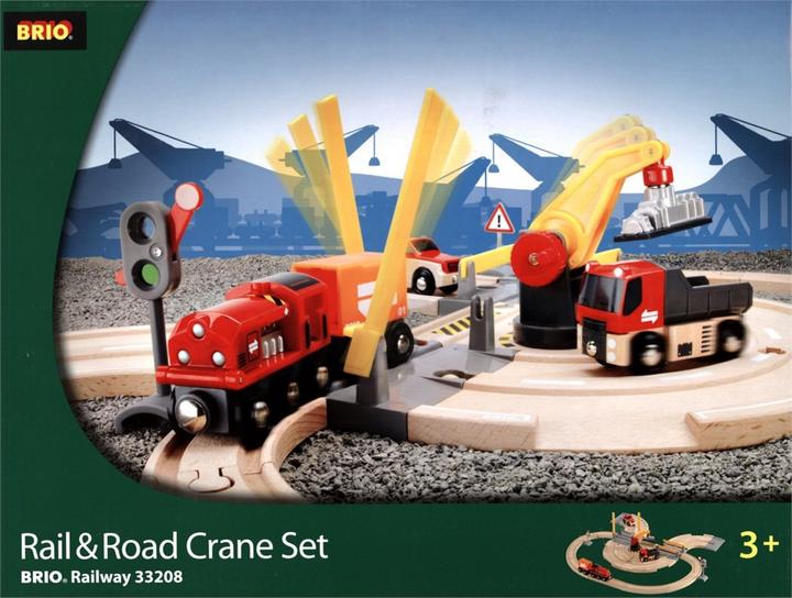 Produktbild Brio Strassen und Schienen Kran Set
