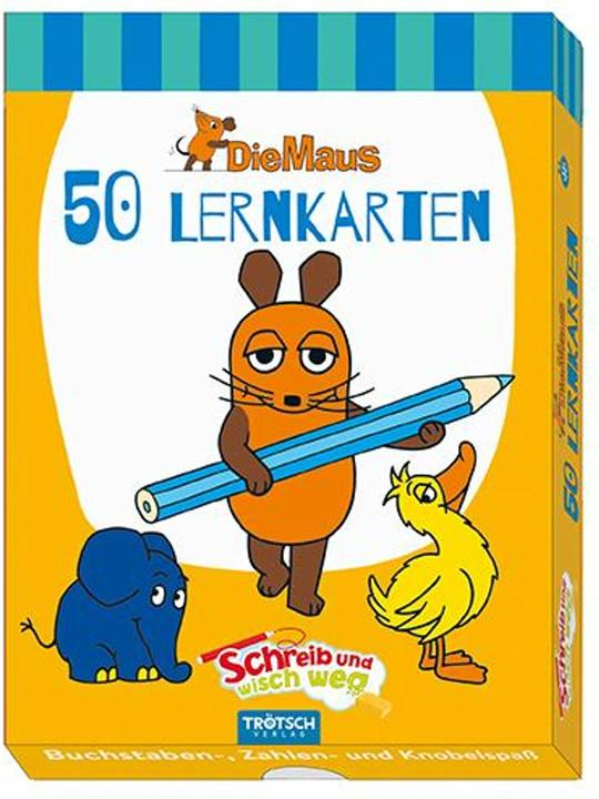 Actual product image Flashcards write and wipe away The Mouse (German)