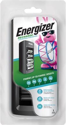 Produktbild Energizer Recharge Universal (1 Stk., D, AAA, AA, 9V Block, 2300 mAh, Ladegerät ohne Akku)