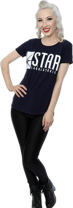 Actual product image Womens/Ladies The Flash STAR Labs Cotton T-Shirt (L)