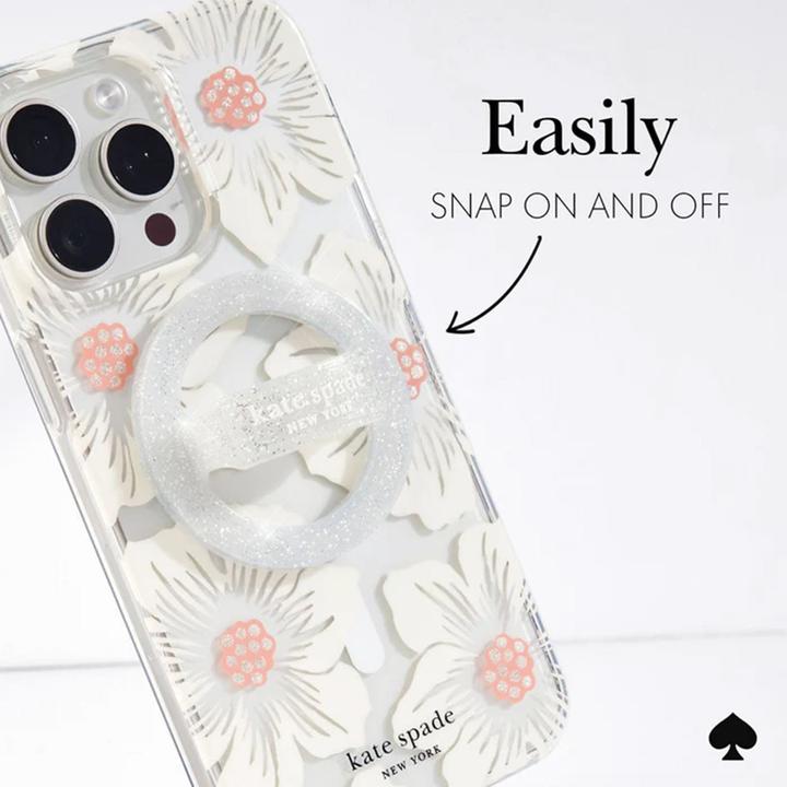 Immagine prodotto Kate Spade Magnetischer Schlaufengriff – MagSafe Fingergriff (The Sparkle Silver)