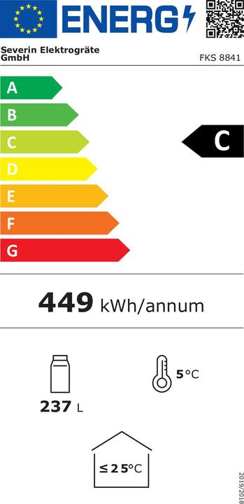 Energie-Label Severin FKS8841 (237 l)