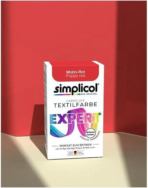 Produktbild MGA Textilfarbe expert, mohnrot 150 g (Scharlachrot, 150 ml)