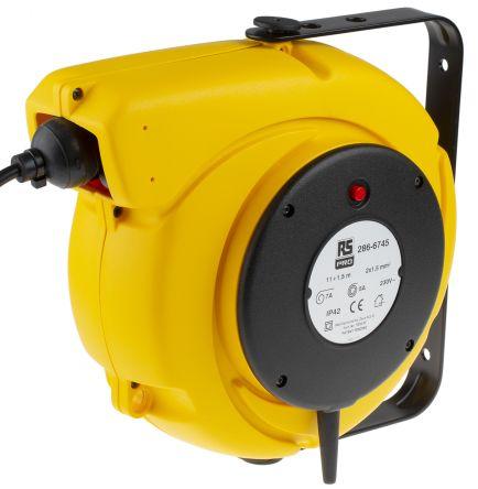 Immagine prodotto Rs Pro Avvolgicavo 11mt 2 conduttori 230V 8A (11 m, 1.50 mm².)