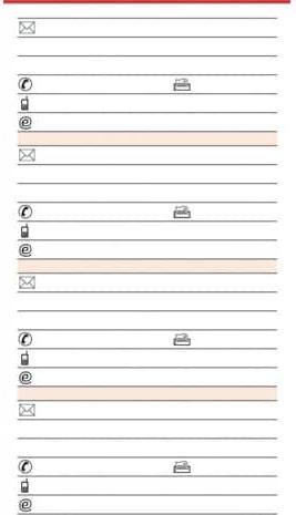 Actual product image BSB-Obpacher Address inserts for timer approx. A5, 50 sheets (A5)