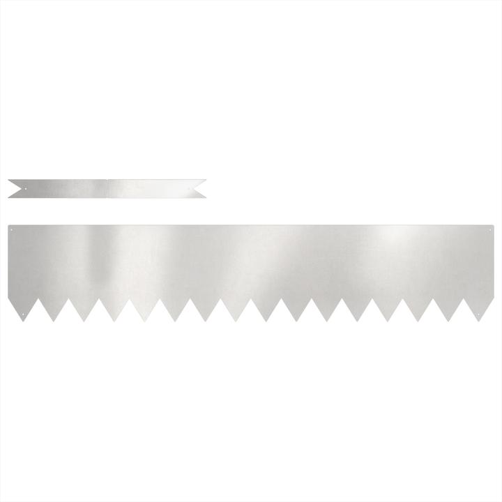 Image du produit VidaXL Bordure de pelouse 30 pcs 100x0,5x20 cm Acier inoxydable (100 cm)