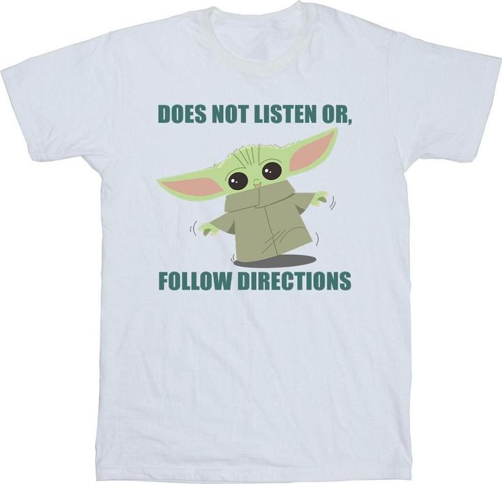 Star Wars The Mandalorian Grogu Does Not Listen TShirt (3XL)