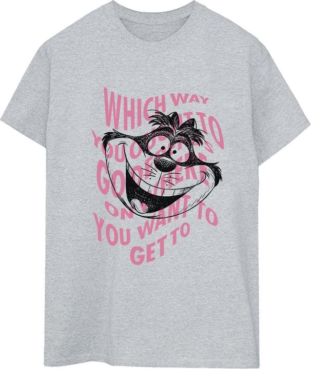 Immagine prodotto Disney Alice In Wonderland Chesire Cat Maglietta Ampia Donna (L)