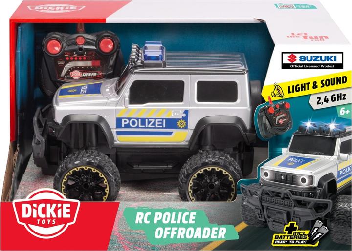 Actual product image Dickie RC Suzuki Jimny Police