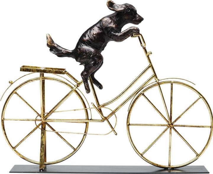 Actual product image Kare Design Deco Object Dog With Bicycle