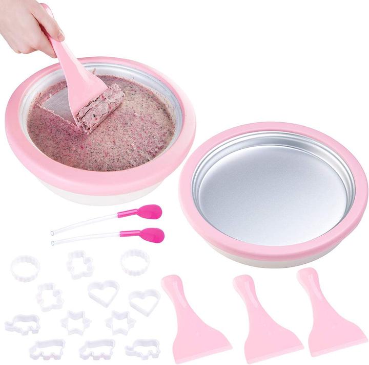 Image du produit Tokio Kitchenware Lot de 2 plaques teppanyaki glacées pour préparer des Ice Cream Rolls
