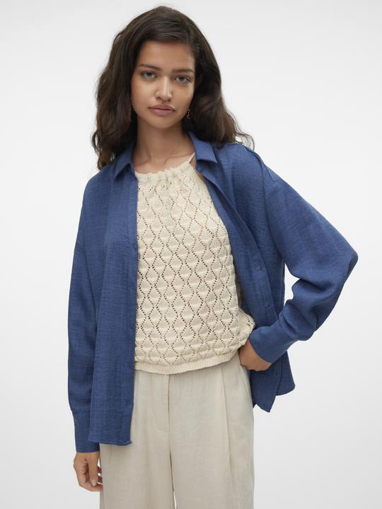 Image du produit Vero Moda Vmmelaney Queeny Ls Shirt Wvn Noos (S)